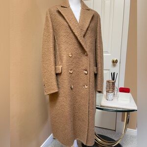 Ermanno Scervino Beige Coat sz 42 NEW $2,800
